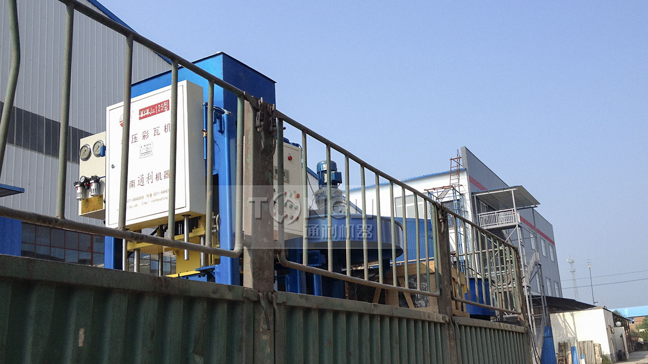 模壓水泥彩瓦機今日發貨